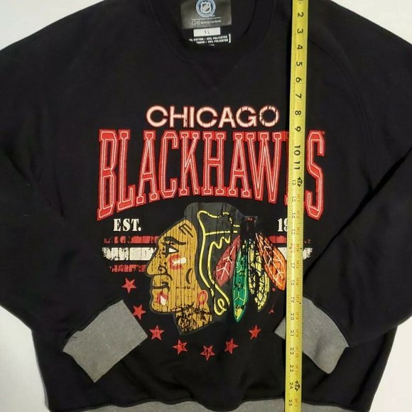 GIII Sports By Carl Banks NHL Licensed Chicago Blackhawks Hockey Sweater XL - Picture 6 of 10